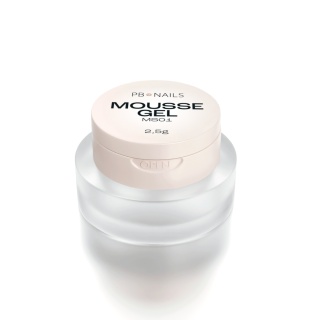 Pb Mousse Gel 3w1 MS01 2,5g – biały żel do zdobień TPO i HEMA-free