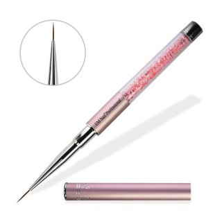 EM Nail Pędzelek do zdobień 10 mm – różowy, precyzyjny