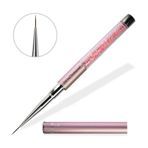 EM Nail Pędzelek do zdobień 10 mm – różowy, precyzyjny EM Nail Pędzelek do zdobień 10 mm – różowy, precyzyjny