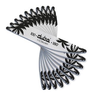 Pilnik Clavier DUBAI Wave 100/180 – szary, zestaw 10 szt.