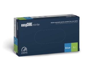 Rękawiczki Ochronne Nitrylowe easyCARE L Bezpudrowe – 100 szt.
