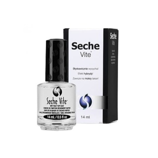 Seche Vite Top Coat 14ml – błyskawicznie wysusza i nabłyszcza