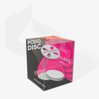 Staleks PODODISC Dysk Podologiczny M 20mm + Zestaw 5 nakładek #180 Pdset-20