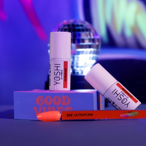 YOSHI Lakier Hybrydowy UV LED 232 Ultrapunk Pomarańczowy, 6 ml YOSHI Lakier Hybrydowy UV LED 232 Ultrapunk Pomarańczowy, 6 ml