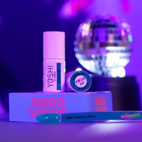 YOSHI Lakier Hybrydowy UV LED 237 Noisequeen Zielony 6 ml