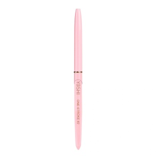 YOSHI ONE STROKE Brush #2 – pędzelek Kolinsky 2 mm z różową skuwką