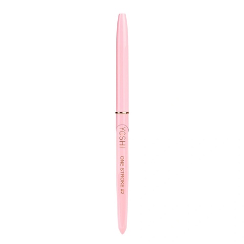 YOSHI ONE STROKE Brush #2 – pędzelek Kolinsky 2 mm z różową skuwką YOSHI ONE STROKE Brush #2 – pędzelek Kolinsky 2 mm z różową skuwką