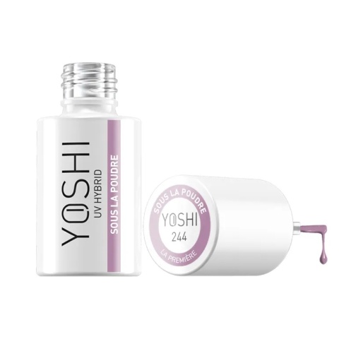 Yoshi Lakier Hybrydowy 244 Sous la Poudre 6 ml – TPO-free liliowy fiolet