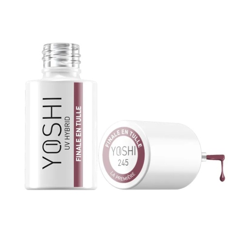 Yoshi Lakier Hybrydowy 245 Finale en Tulle 6 ml – TPO-free pastelowy fiolet