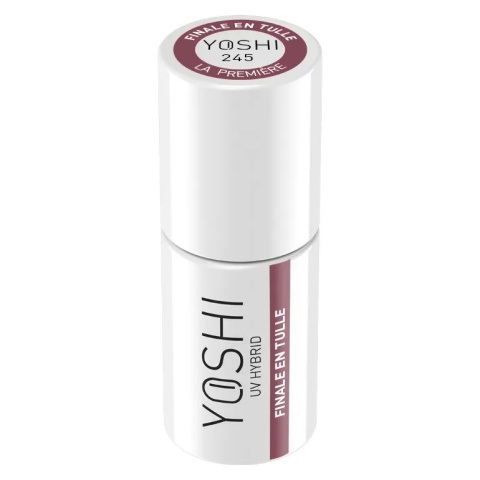 Yoshi Lakier Hybrydowy 245 Finale en Tulle 6 ml – TPO-free pastelowy fiolet