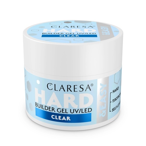 CLARESA Żel budujący Hard&Easy Builder Gel Clear 45g