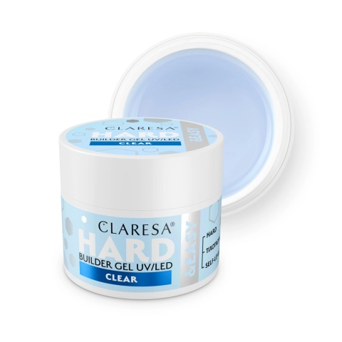 CLARESA Żel budujący Hard&Easy Builder Gel Clear 45g