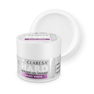 CLARESA Żel budujący Hard&Easy Builder Gel Milky White 45g