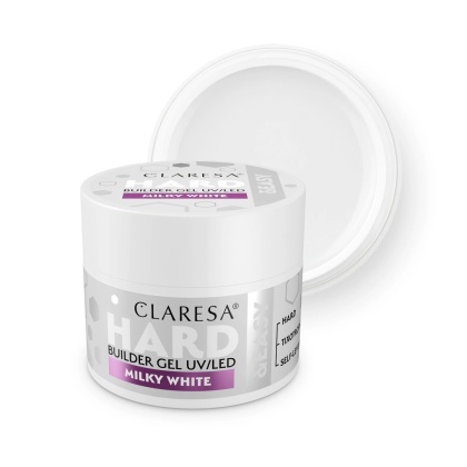 CLARESA Żel budujący Hard&Easy Builder Gel Milky White 45g