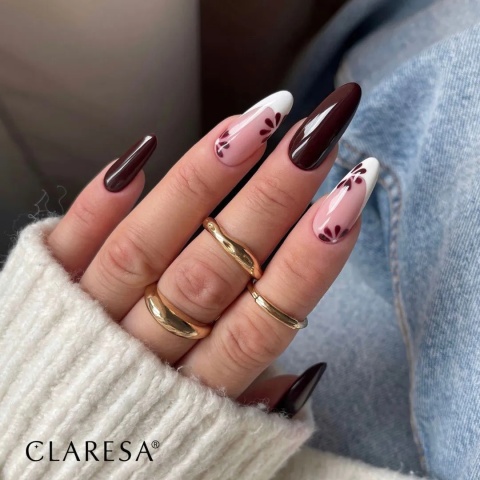 Claresa Lakier Hybrydowy Autumn Crush 1 5g – mleczny beż z perłowym połyskiem