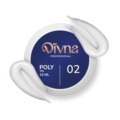 DIVNA PolyGel 02 – żel akrylowy budujący samopoziomujący 15 g