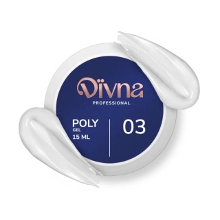 DIVNA PolyGel 03 – żel akrylowy budujący samopoziomujący 15 g