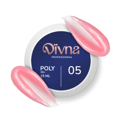 DIVNA PolyGel 05 – żel akrylowy budujący samopoziomujący 15 g