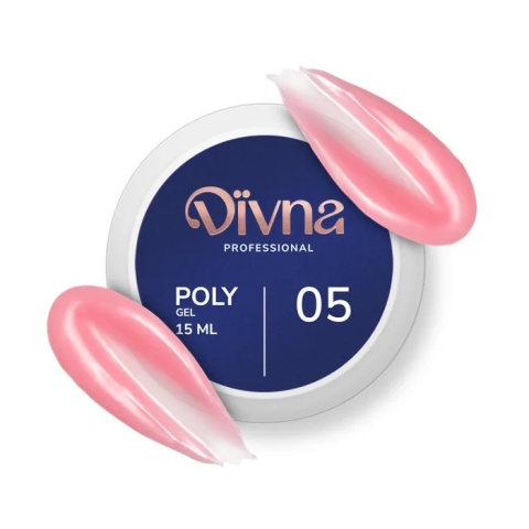 DIVNA PolyGel 05 – żel akrylowy budujący samopoziomujący 15 g