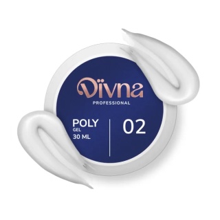 DIVNA PolyGel 02 – żel akrylowy budujący samopoziomujący 30 g