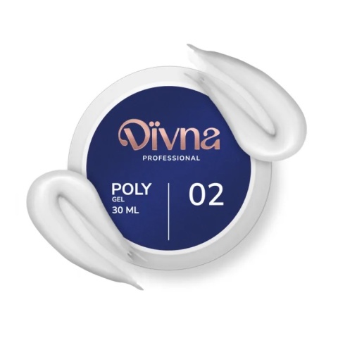 DIVNA PolyGel 02 – żel akrylowy budujący samopoziomujący 30 g