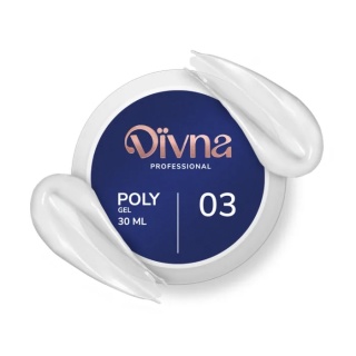 DIVNA PolyGel 03 – żel akrylowy budujący samopoziomujący 30 g