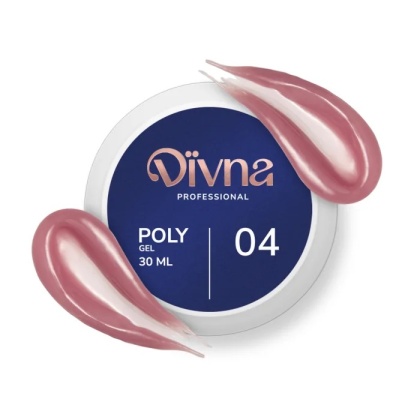 DIVNA PolyGel 04 – żel akrylowy budujący samopoziomujący 30 g