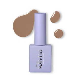 DIVNA The Brown 04 – lakier hybrydowy 7 ml, ciepły brązowy odcień