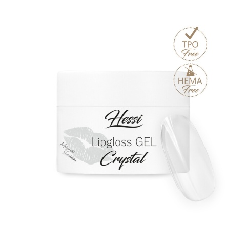 HESSI Lipgloss Gel CRYSTAL 10ml – Samopoziomujący Żel 2w1 do Budowy i Ozdób