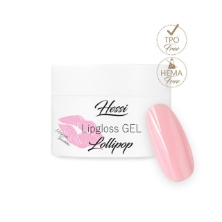 HESSI Lipgloss Gel LOLLIPOP 10ml – Samopoziomujący Żel 2w1 do Budowy i Koloru