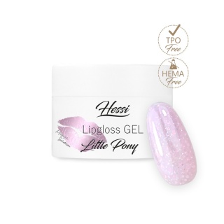 HESSI Lipgloss Little Pony 10 ml – Żel Budujący 2w1 Coverowy Róż