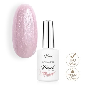 HESSI Natural Base Pearl Glow 12ML 3W1 – Kryjąca Baza z Perłowym Blaskiem TPO-Free