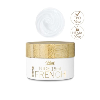 HESSI ŻEL NICE FRENCH 15ML Biały Żel do Techniki French
