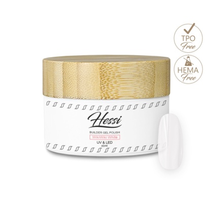 HESSI ŻEL WikiWiki WHITE 40ML –Twardy Żel Budujący w Słoiczku