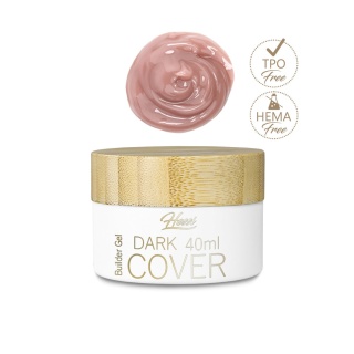 HESSI Żel Budujący DARK COVER 40ml – Naturalny Cielisty Odcień