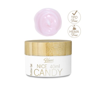 HESSI Żel Budujący NICE CANDY 40ml - RÓŻOWY KONSYSTENCJA BUDYNIU