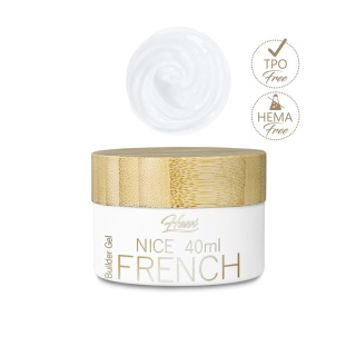 HESSI Żel Budujący NICE FRENCH 40ml – Biały Żel do Techniki French