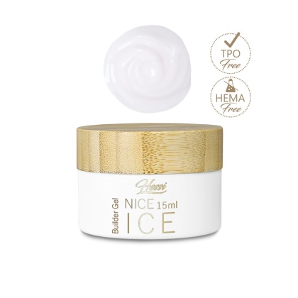 HESSI Żel Budujący NICE ICE 15ml – Mleczny Żel Cover do Budowy Paznokci