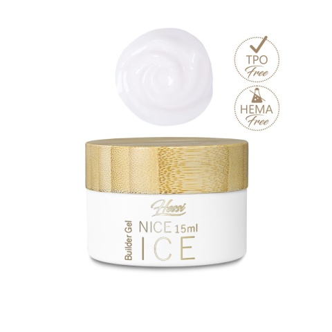 HESSI Żel Budujący NICE ICE 15ml – Mleczny Żel Cover do Budowy Paznokci