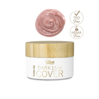 HESSI Żel budujący - DARK COVER 15ml – Naturalny Cielisty Odcień