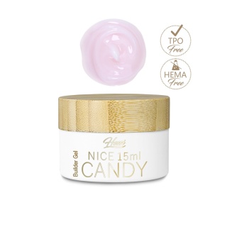HESSI Żel budujący - NICE CANDY 15ml RÓŻOWY KONSYSTENCJA BUDYNIU