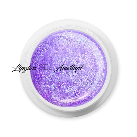 Hessi Lipgloss Amethyst 10 ml – fioletowy żel budujący 2w1 z połyskiem