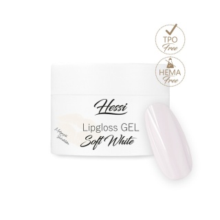 Hessi Lipgloss Gel Soft White 30ml – żel budujący 2w1, średnio gęsty