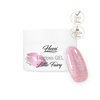 Hessi Lipgloss Little Fairy 10 ml – Samopoziomujący Żel Budujący 2w1 w Odcieniu Cover