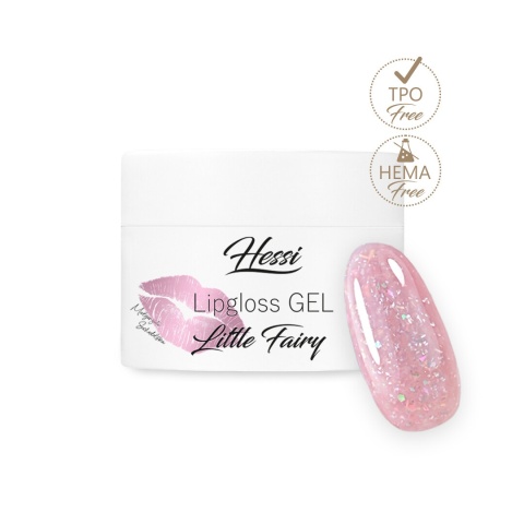 Hessi Lipgloss Little Fairy 10 ml – Samopoziomujący Żel Budujący 2w1 w Odcieniu Cover