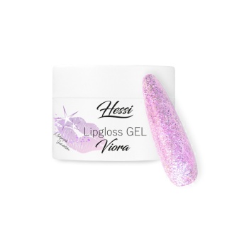 Hessi Lipgloss Viora 10 ml – fioletowo-różowy żel budujący 2w1 z połyskiem