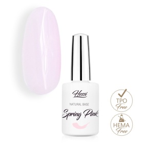 Hessi Natural Base 3w1 Spring Pink 12 ml kryjąca baza różowa budująca TPO-Free