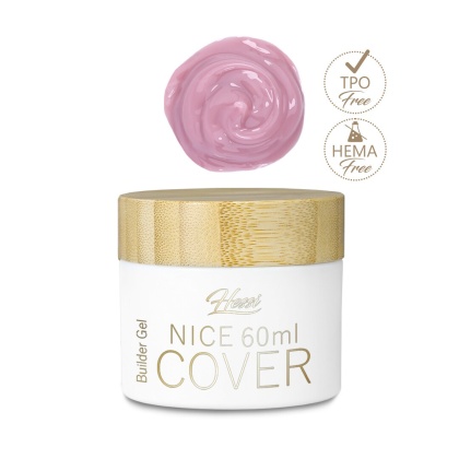 Hessi Żel Budujący NICE COVER 60ml – Trzyfazowy Żel Naturalny Kolor Covera