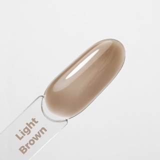 Kolorowy top no wipe Crystal Glass Light Brown HEMA Free 10g