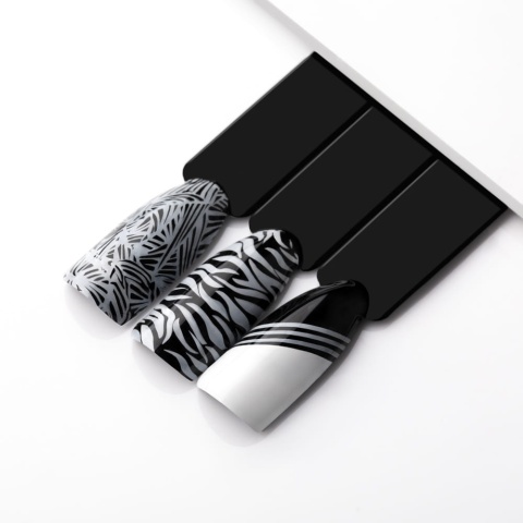 Lakier do stempli i stampingu Molly Nails PRO Stamping biały White 10ml